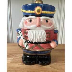 Fitz & Floyd Nutcracker Sweets Collection Cookie Jar Hand Painted